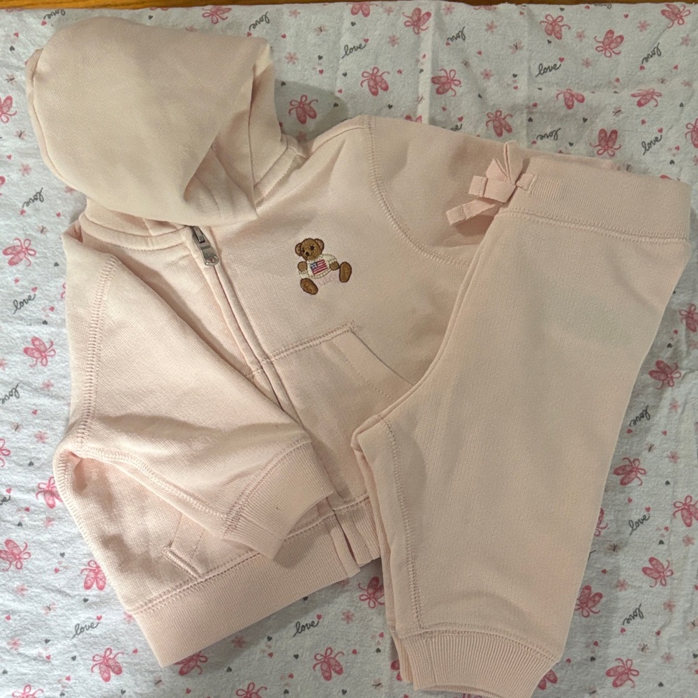 Ralph Lauren Pink Kids Matching Set